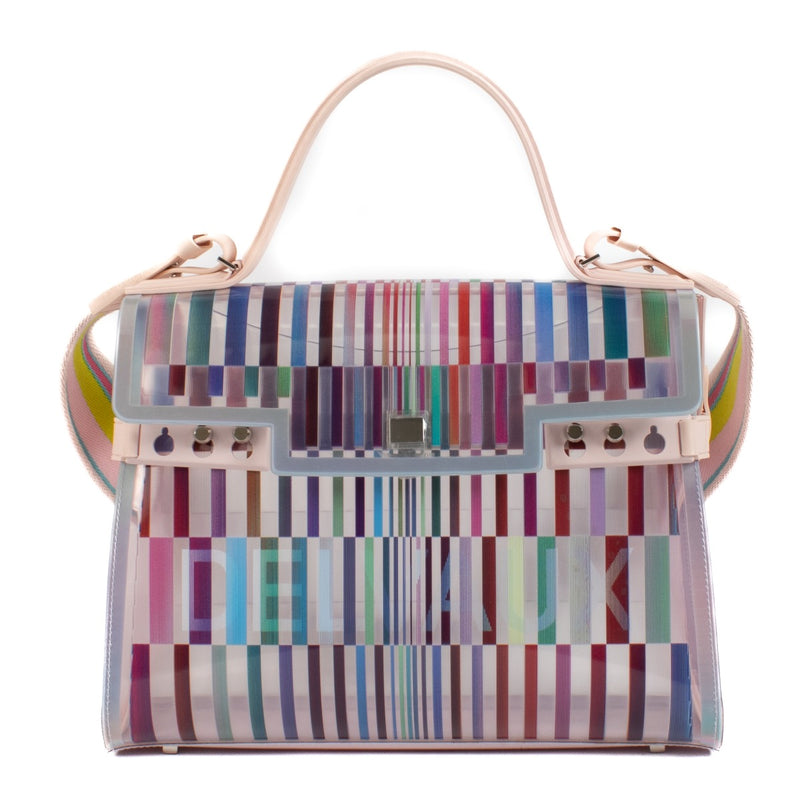 Shop safe online at Labellov in Antwerp, Brussels and Knokke this 100% authentic second hand Delvaux Tempête The Eye-catcher GM Bag