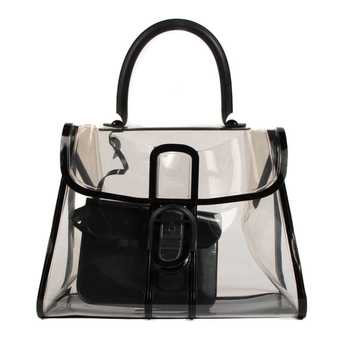 Delvaux Transparent PVC Brillant X Ray Bag