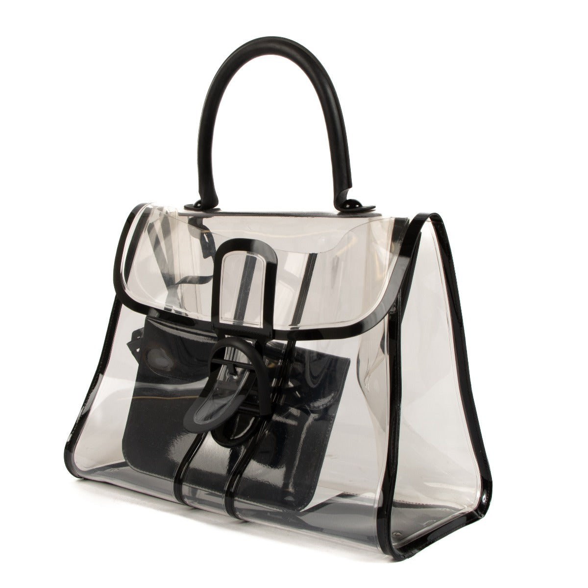 Sac Delvaux Brillant X Ray en PVC transparent