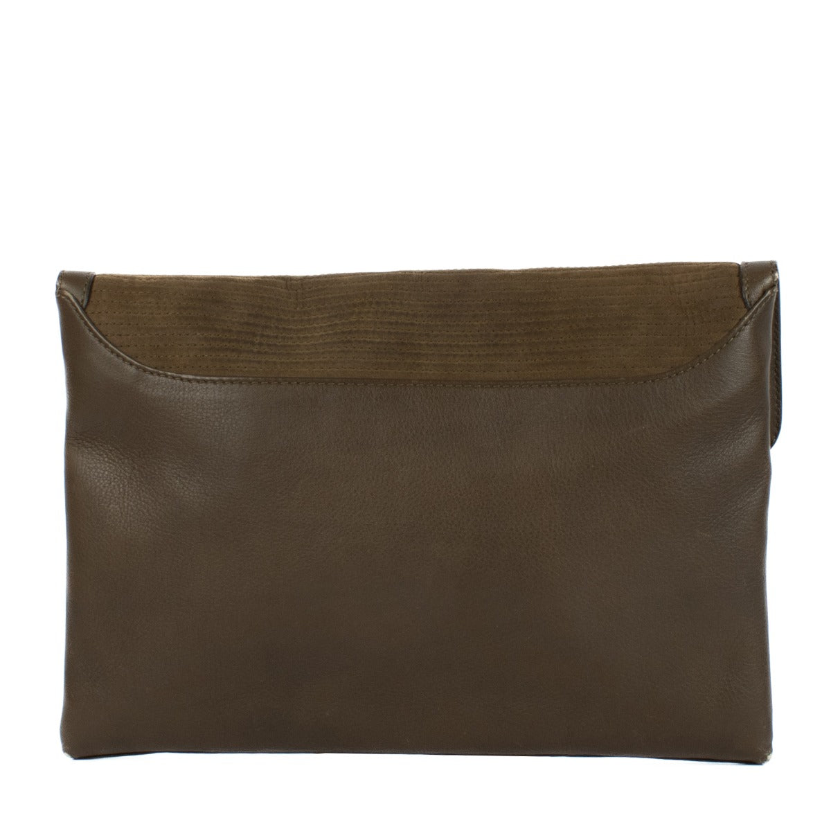 Givenchy Brown Leather Antigona Clutch