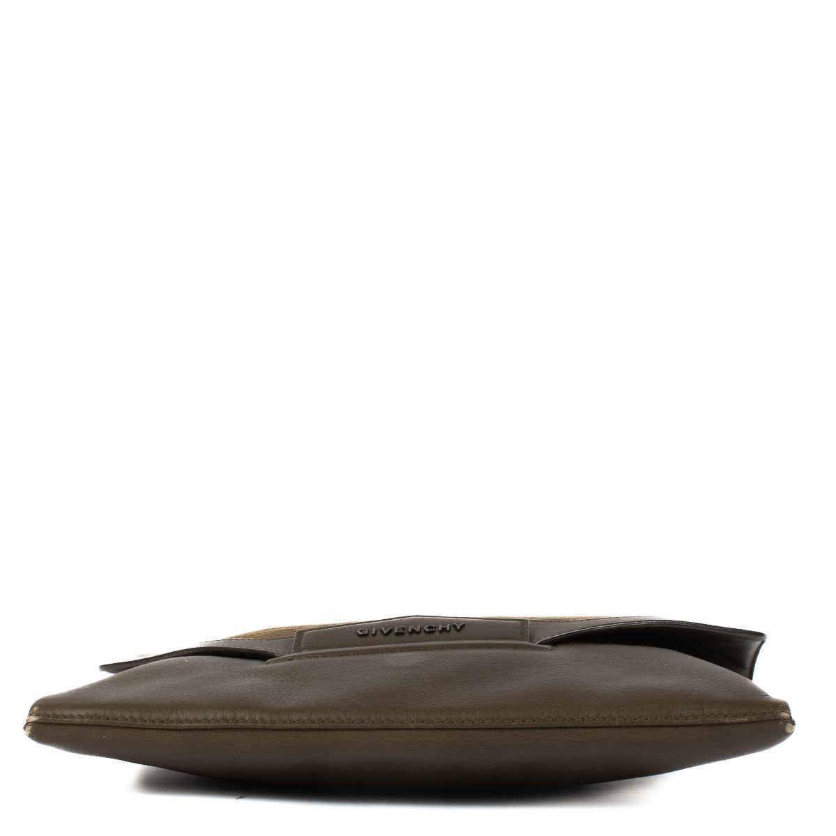 Givenchy Brown Leather Antigona Clutch