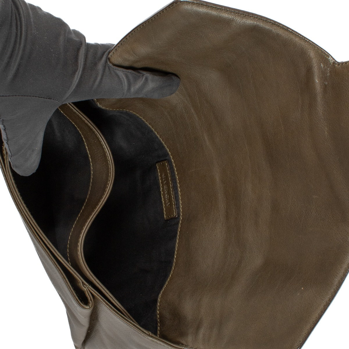 Givenchy Brown Leather Antigona Clutch