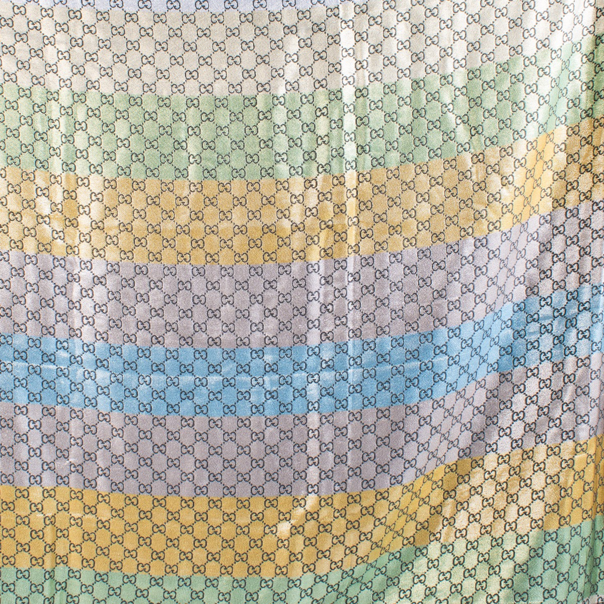 Shop 100% authentic Gucci Grey Multicolor Monogram Scarf at Labellov.com.