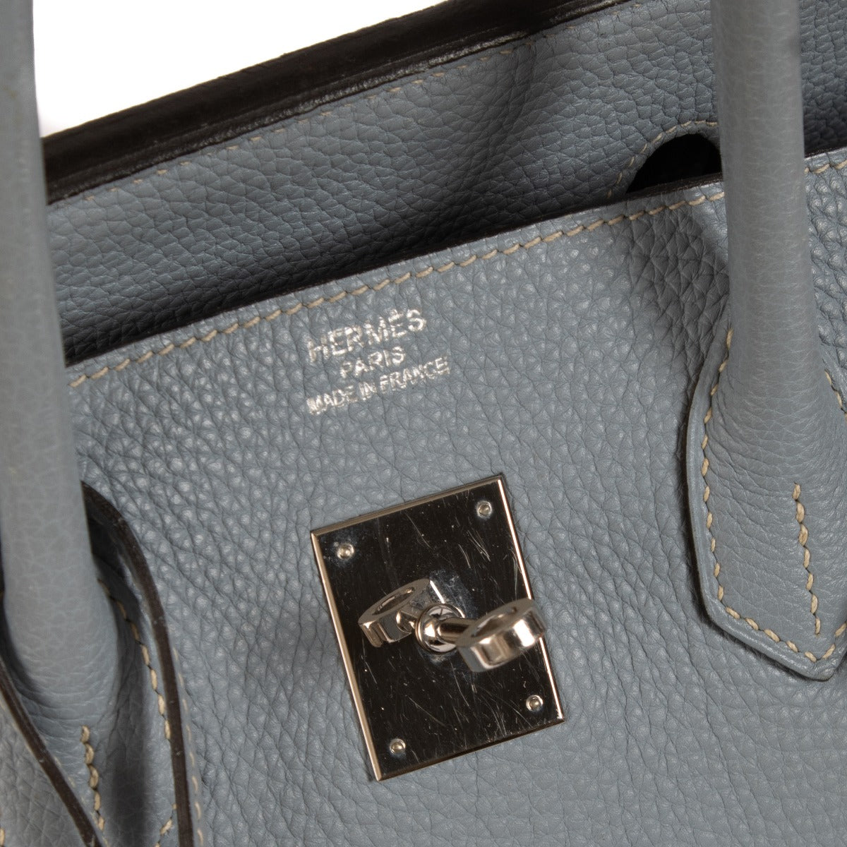Hermès Birkin 35 Bleu Lin Taurillon Clemence PHW