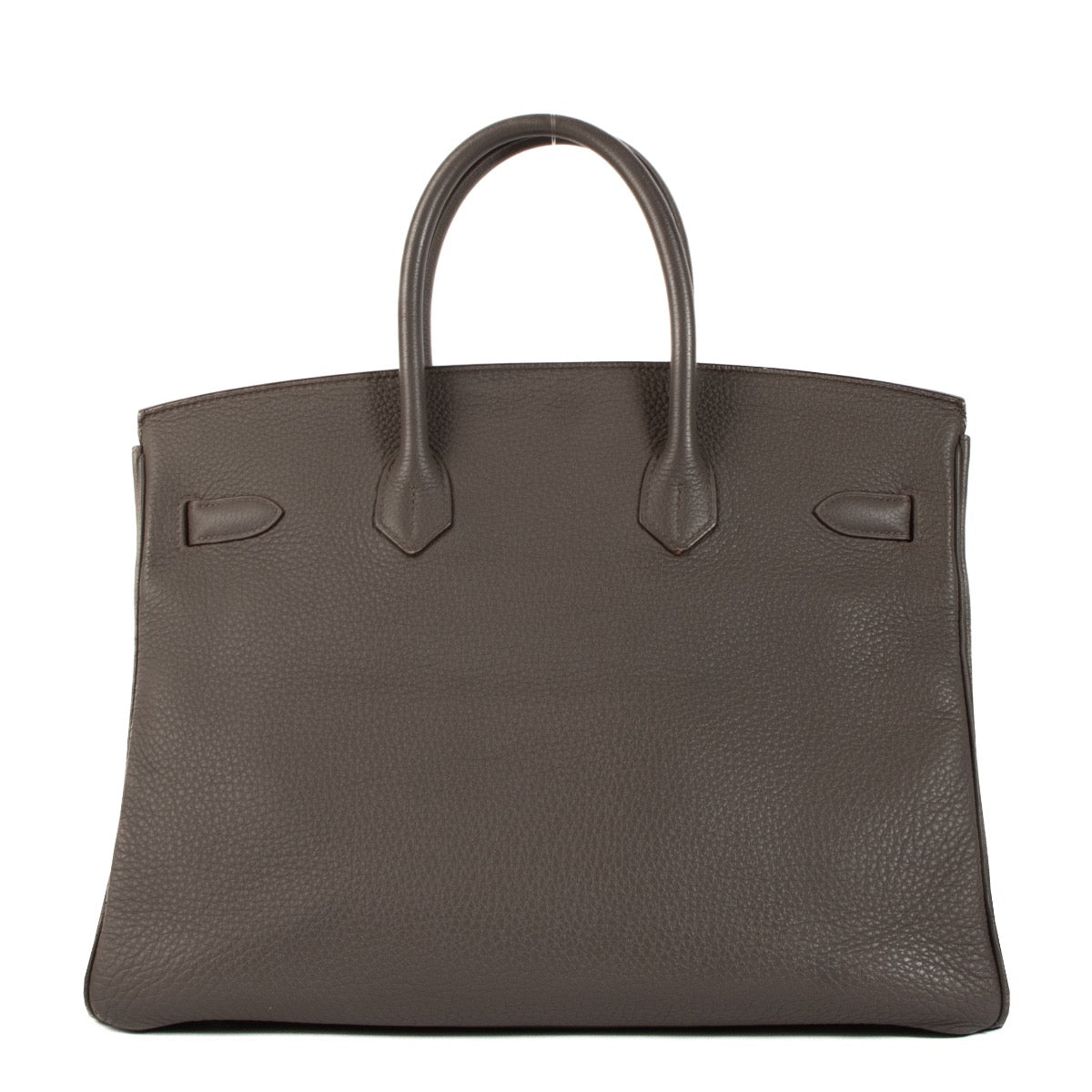 shop 100% authentic second hand Hermès Birkin 35 Etain Togo PHW on Labellov.com