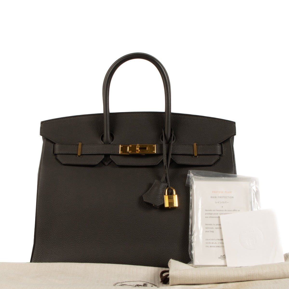 Hermès Birkin 35 Togo Gris Elephant