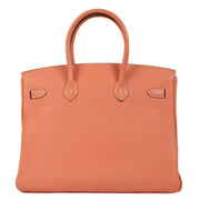 Hermès 2013 Birkin 35 Rose Crevette Taurillon Clemence