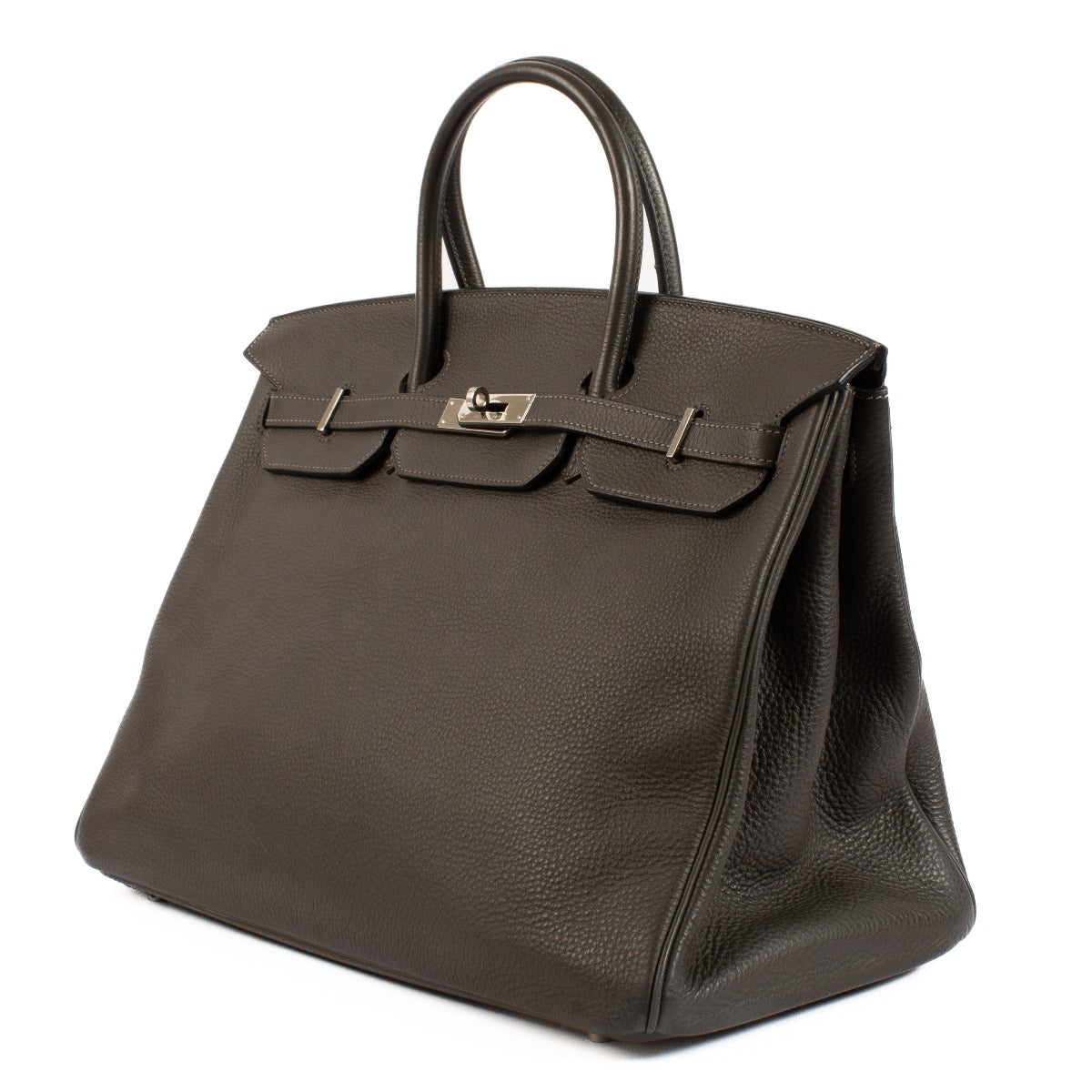 Hermès Birkin 40 Graphite Taurillon Clemence PHW