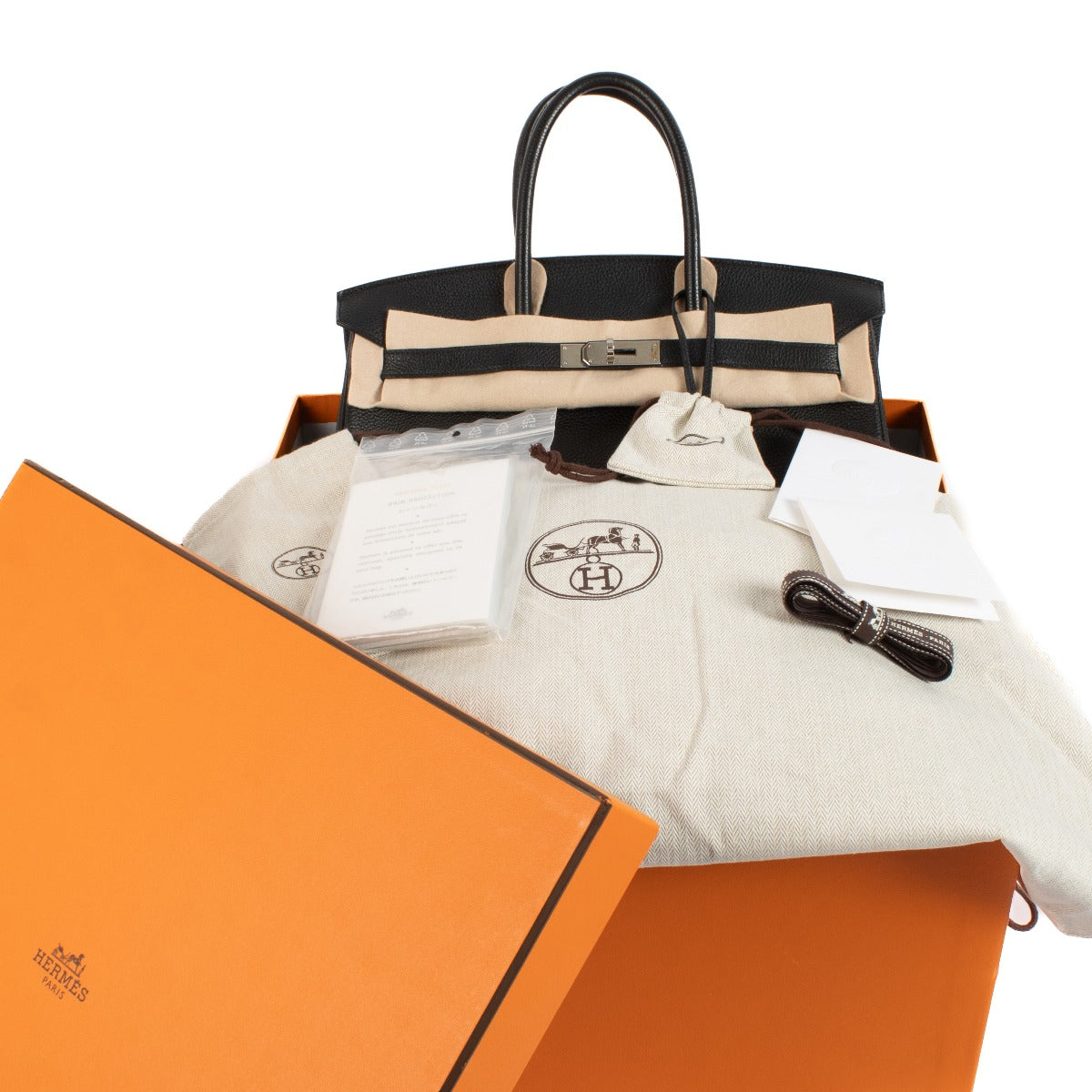 Hermès 2011 Black Birkin 35 Togo PHW