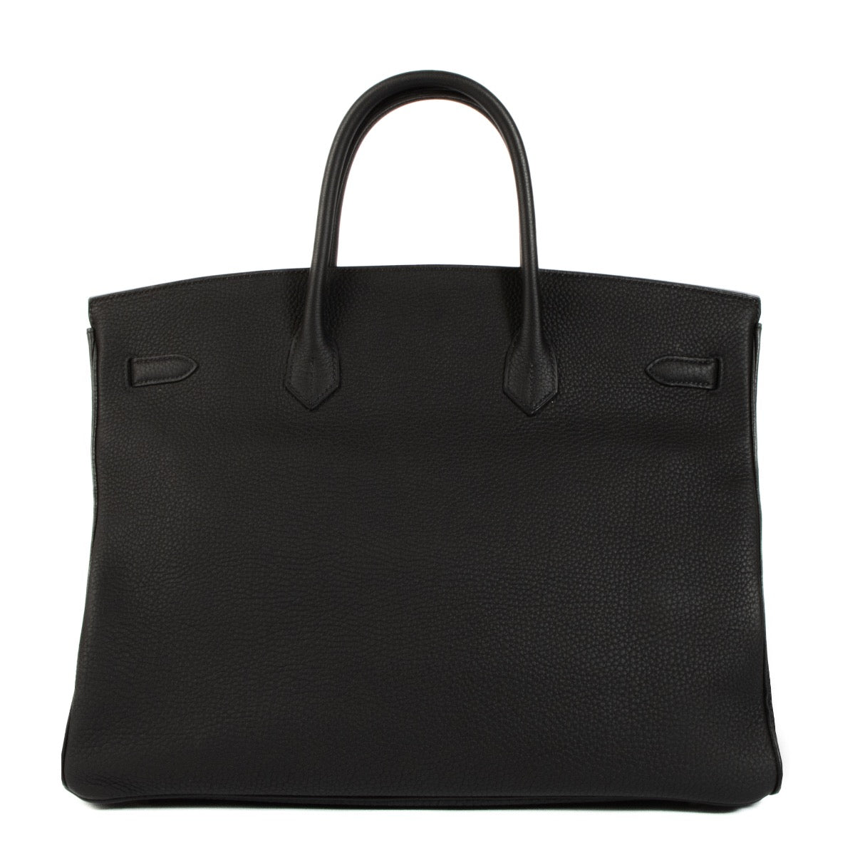 shop 100% authentic second hand Hermès Birkin 40 Black Veau Togo PHW on Labellov.com