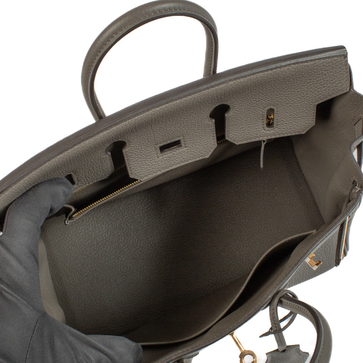 Hermès Birkin 25 Gris Etain Togo RGHW