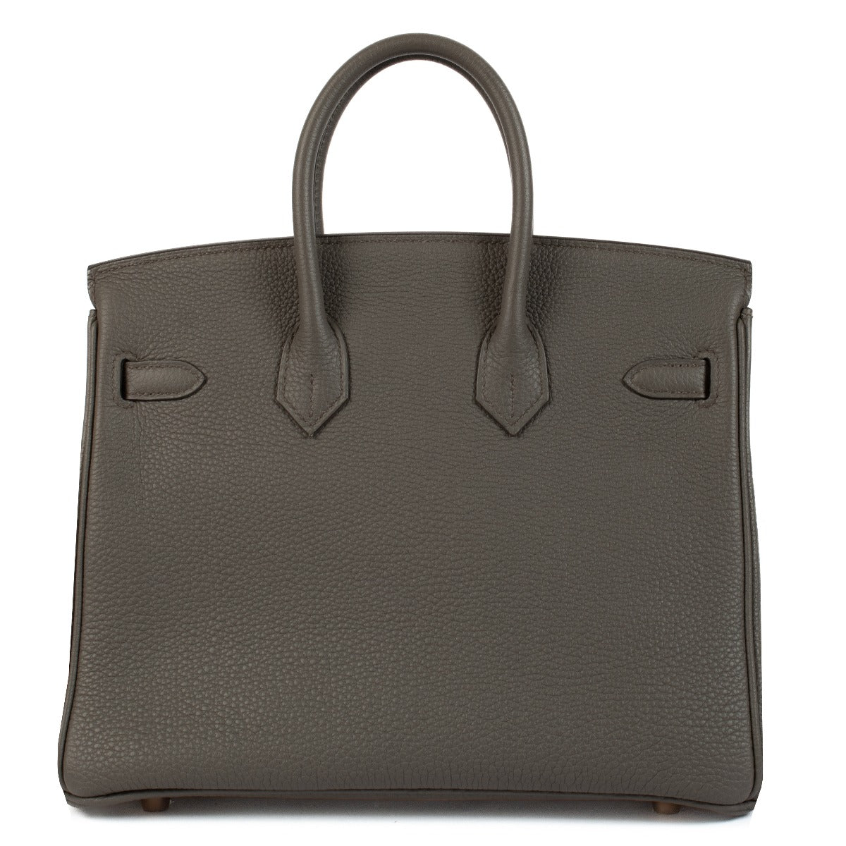 Authentic second hand Hermès 2021 Birkin 25 Gris Etain Togo Rose Gold Hardware on www.labellov.com