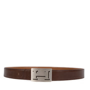 Shop 100% authentic secondhand Hermès Brown H Belt - Size 90 on Labellov.com
