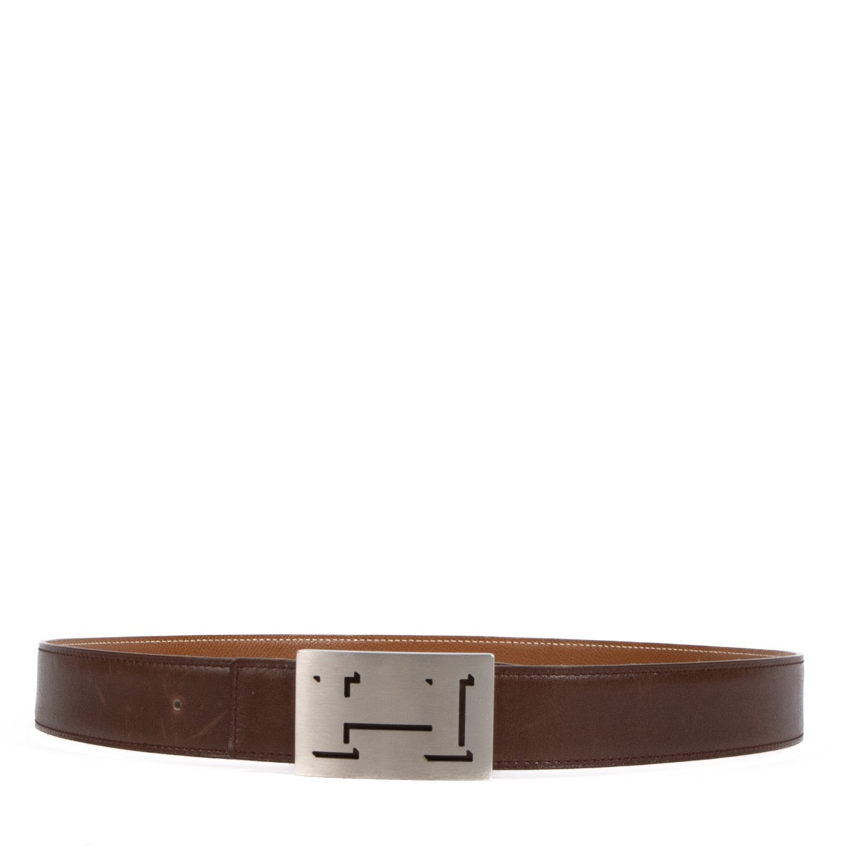 Shop 100% authentic secondhand Hermès Brown H Belt - Size 90 on Labellov.com