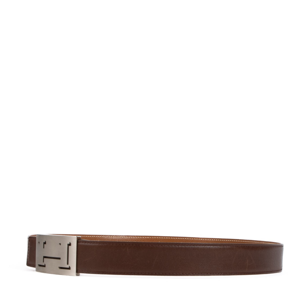 Shop 100% authentic secondhand Hermès Brown H Belt - Size 90 on Labellov.com