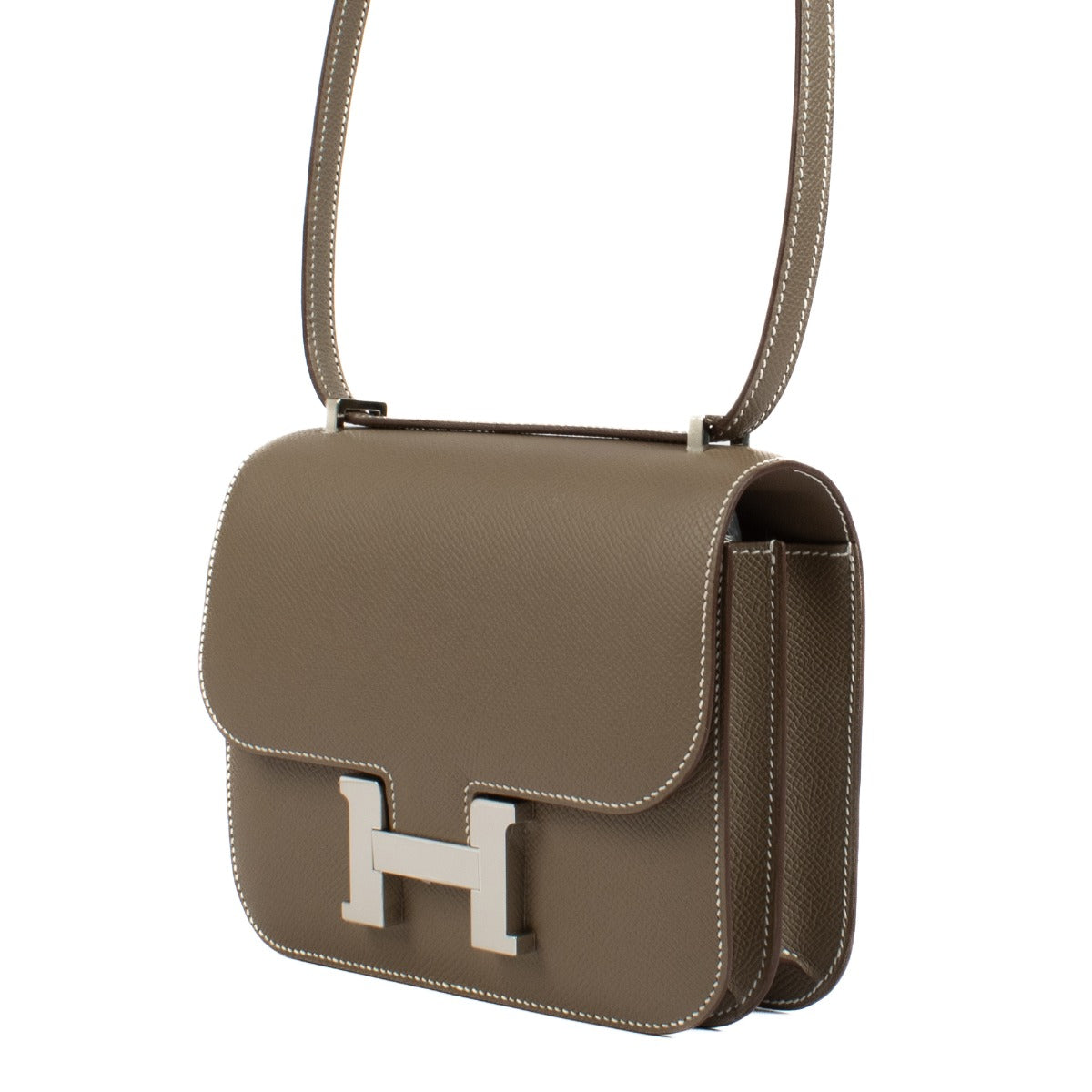Hermès Constance III Mini 18 Etoupe Epsom PHW