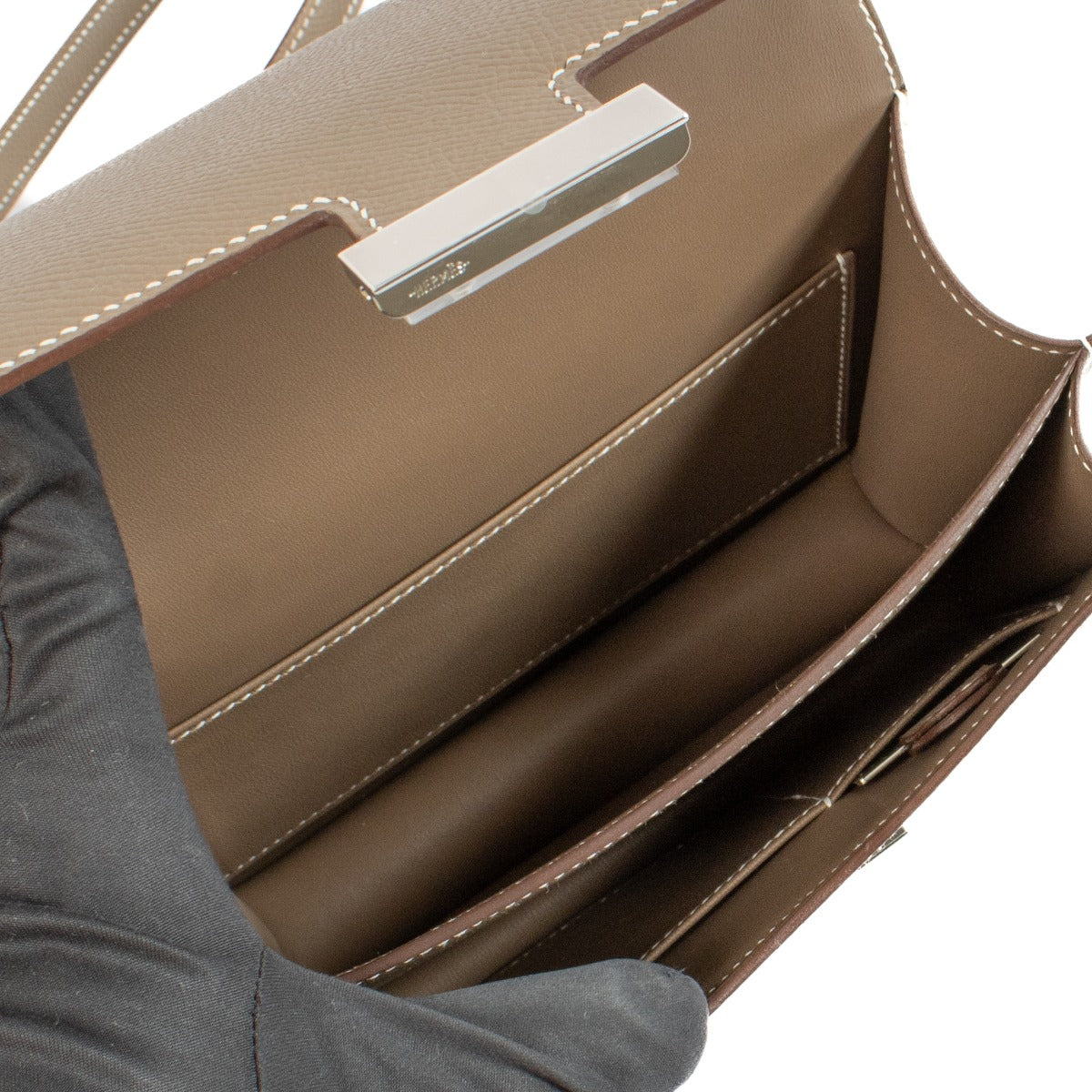 Hermès Constance Mini 18 Etoupe Epsom PHW