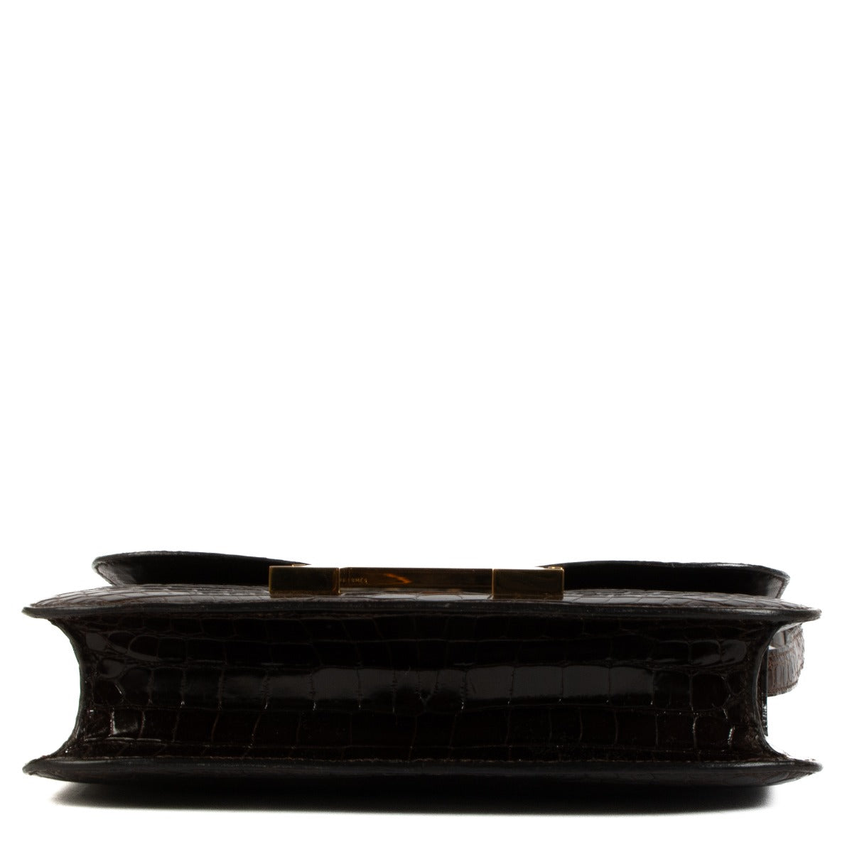 Hermès Constance 23 Bruin Porosus Krokodil GHW