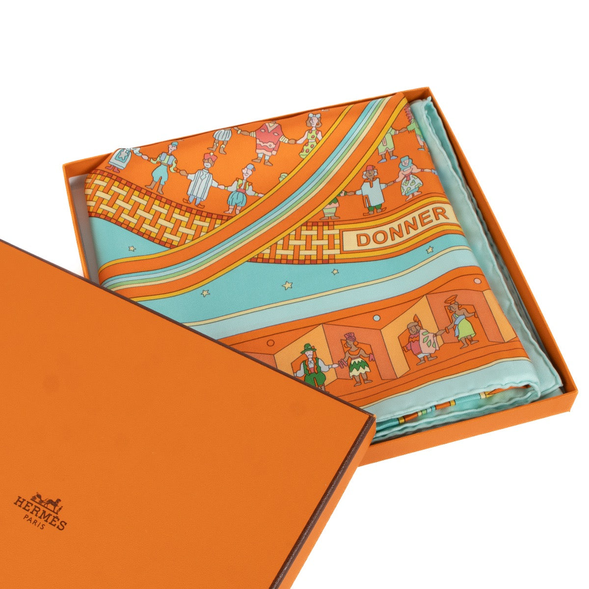 Shop 100% authentic secondhand Hermès Multicolor Donner La Main Scarf Carré 90 Scarf on Labellov.com