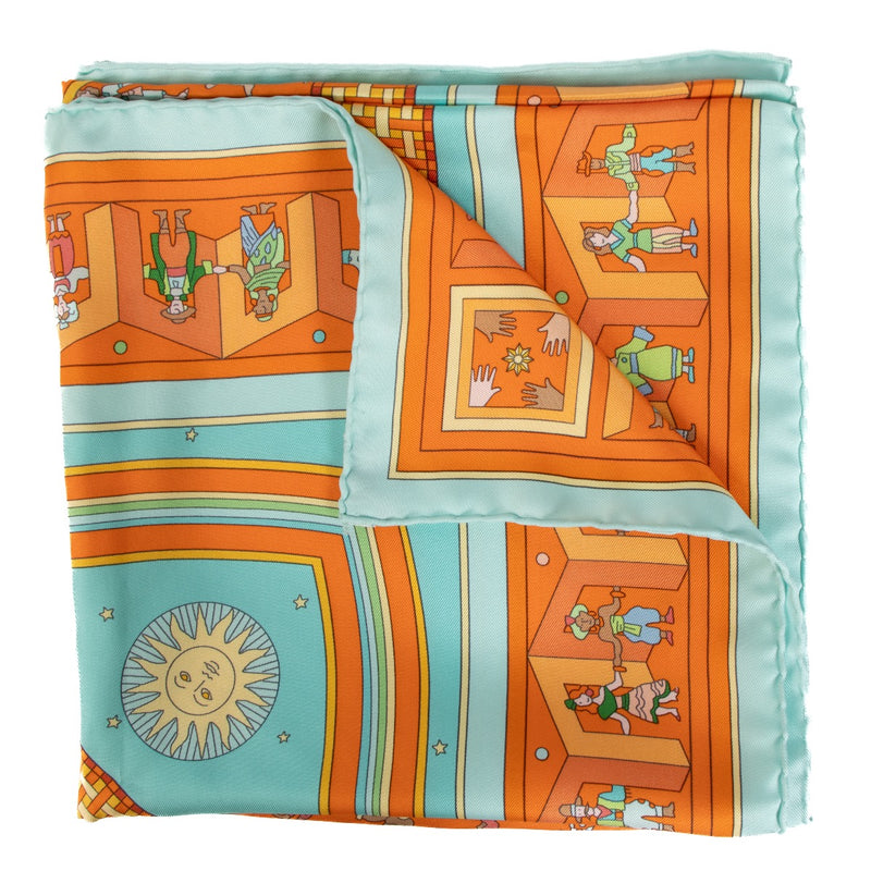 Shop 100% authentic secondhand Hermès Multicolor Donner La Main Scarf Carré 90 Scarf on Labellov.com