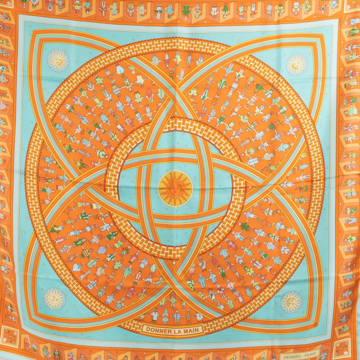 Shop 100% authentic secondhand Hermès Multicolor Donner La Main Scarf Carré 90 Scarf on Labellov.com