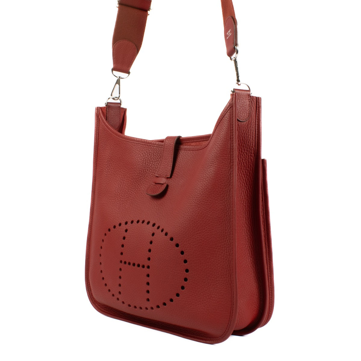 Hermès Evelyne III 33 Rouge Garance Taurillon Clemence Accastillage Palladium