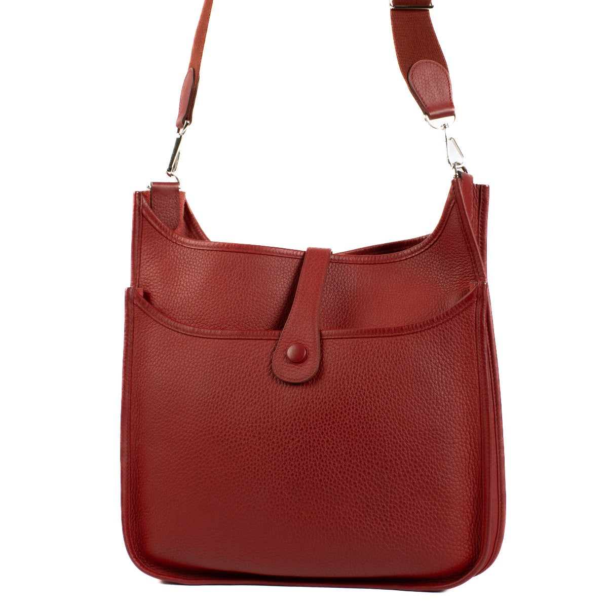 Hermès Evelyne III 33 Rouge Garance Taurillon Clemence Accastillage Palladium