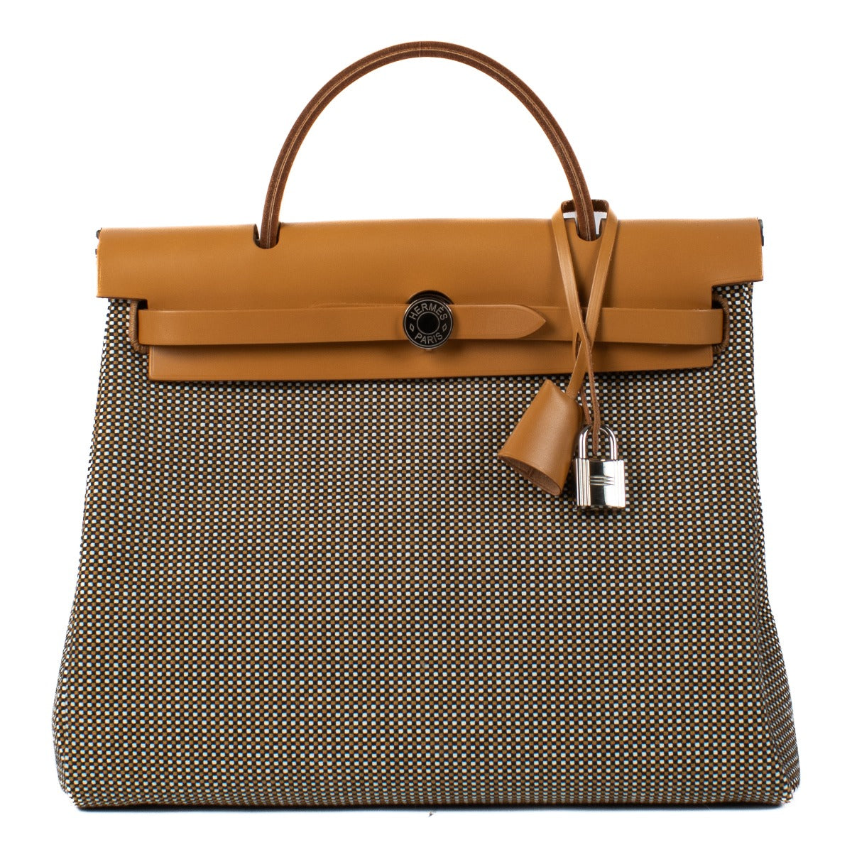 Hermès Herbag Zip 31 Toile Quadrille Viking/Vache Hunter