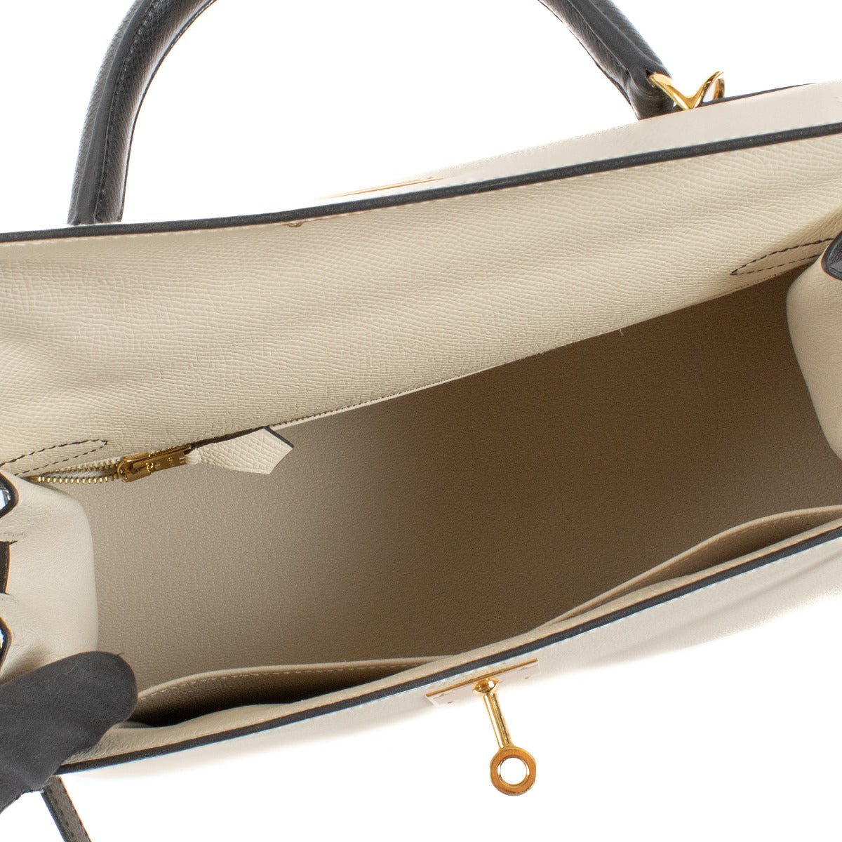 Hermès HSS Kelly 28 Nata/Black Epsom GHW