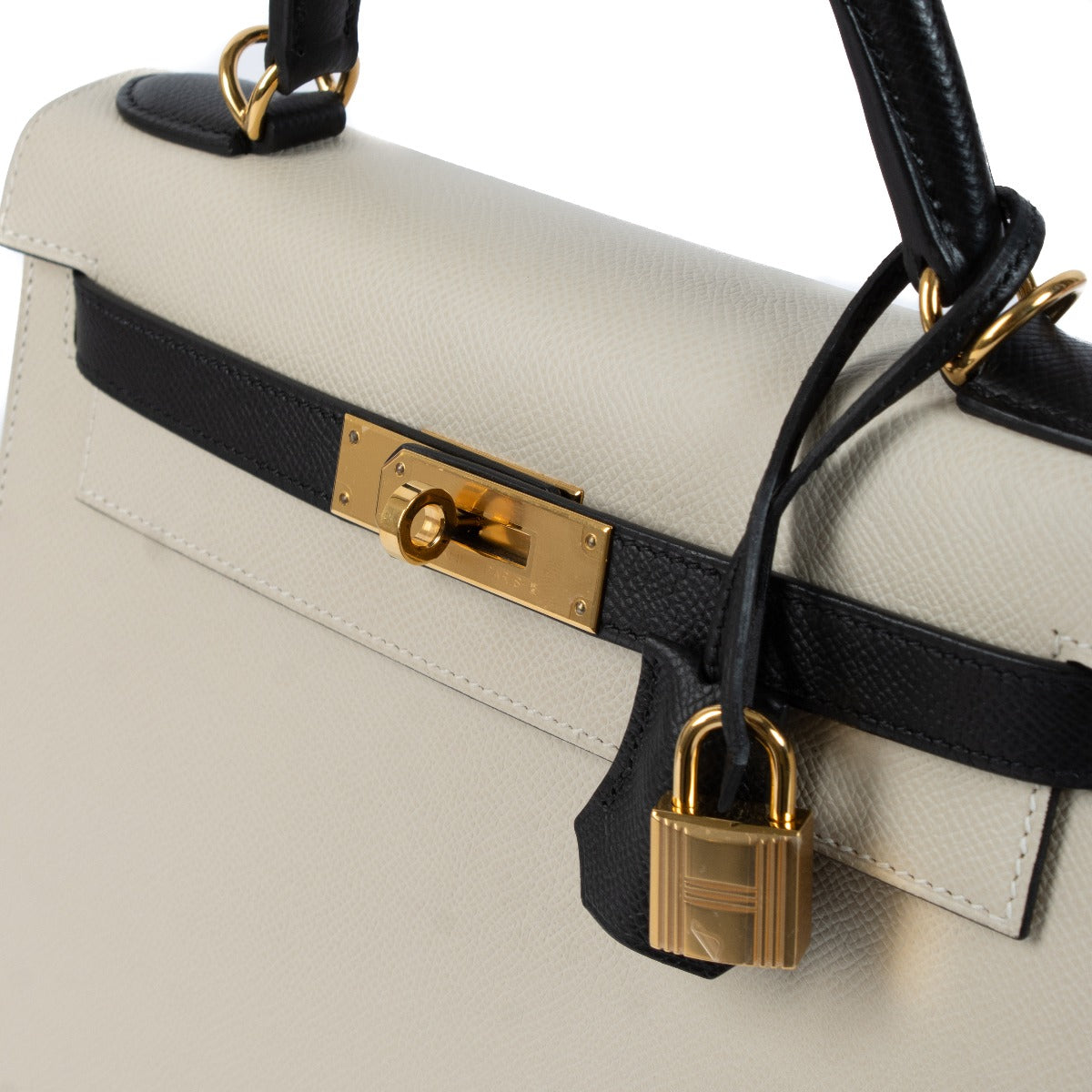 Hermès HSS Kelly 28 Nata/Black Epsom GHW