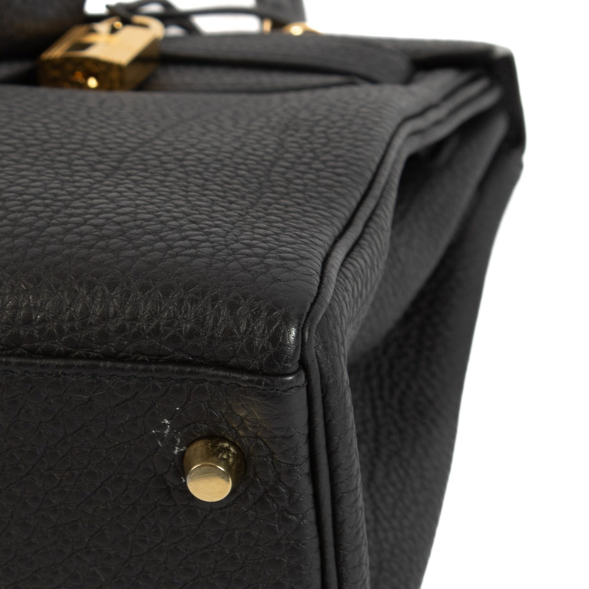 Hermès Kelly 32 Black Taurillon Clemence GHW