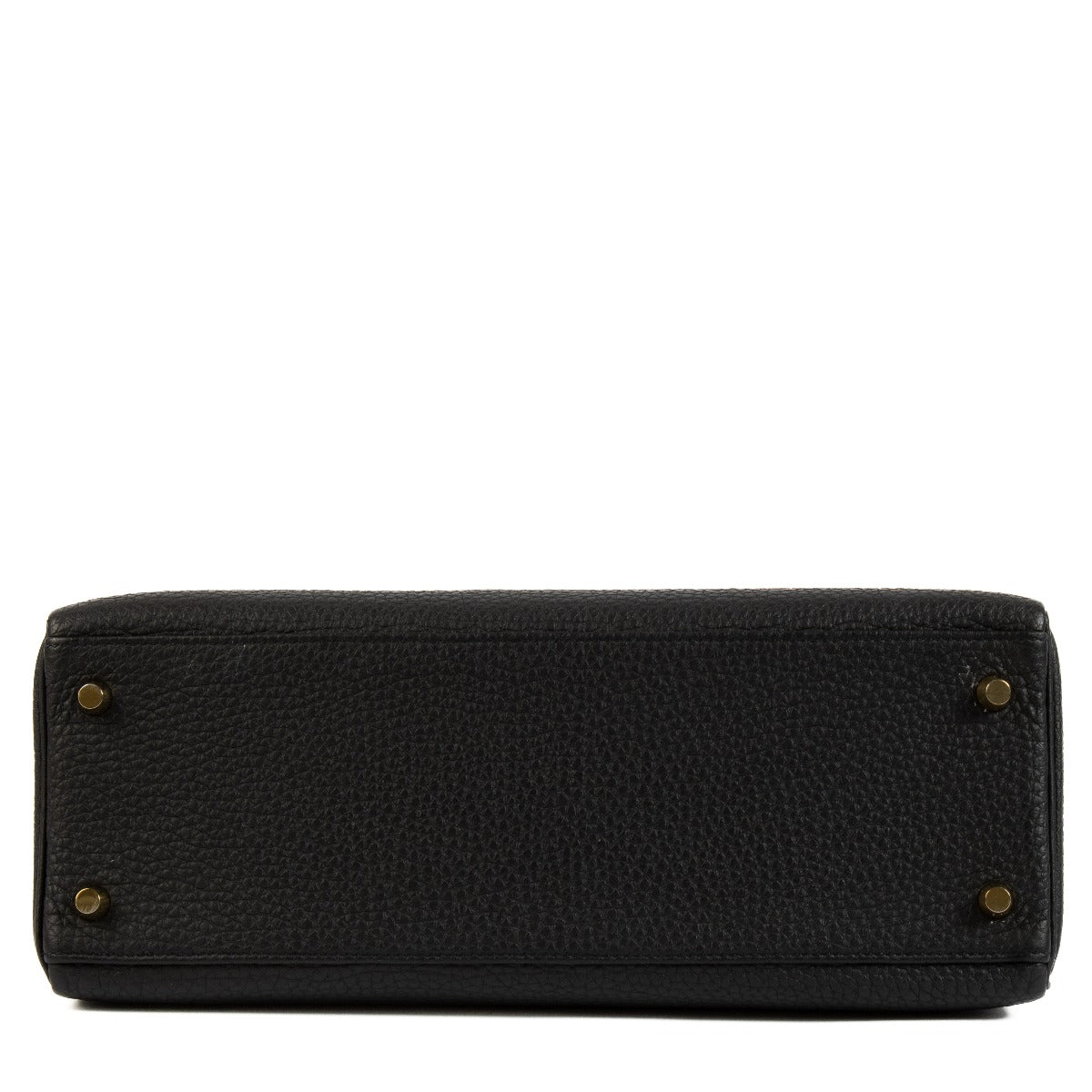 Hermès Kelly 32 Black Taurillon Clemence GHW