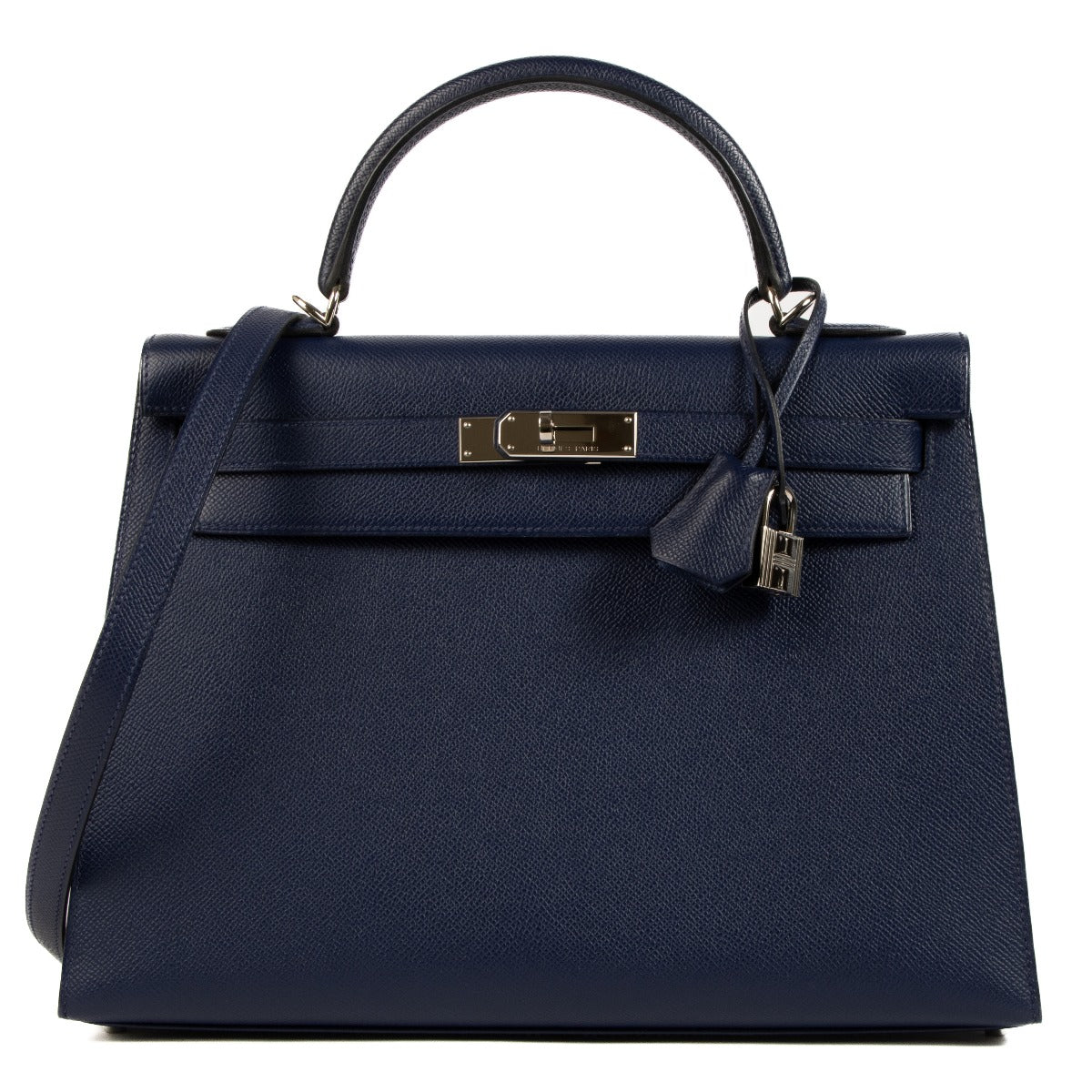 Hermès Kelly 32 Blue Sapphire Epsom
