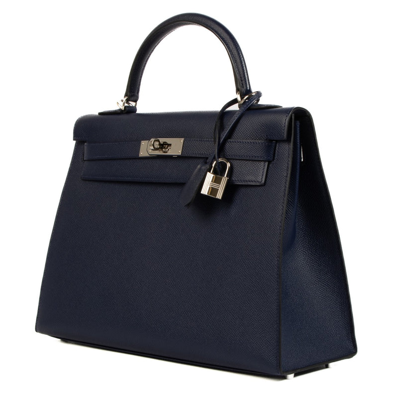 Hermès Kelly 32 Bleu Saphir Epsom