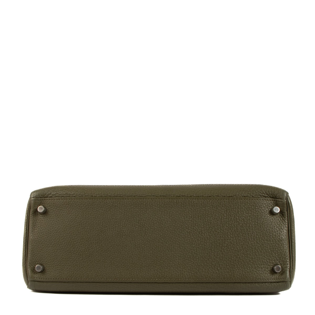 shop 100% authentic second hand Hermès Kelly 35 Olive Togo PHW on Labellov.com