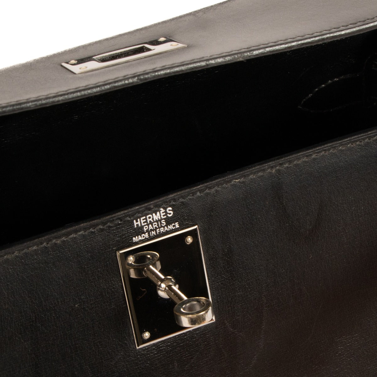Hermès Kelly 28 Box Noir RHW