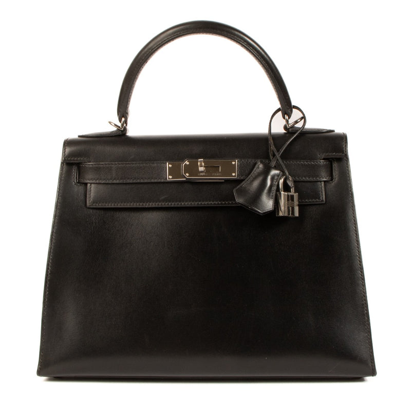 Hermès Kelly 28 Black Box RHW