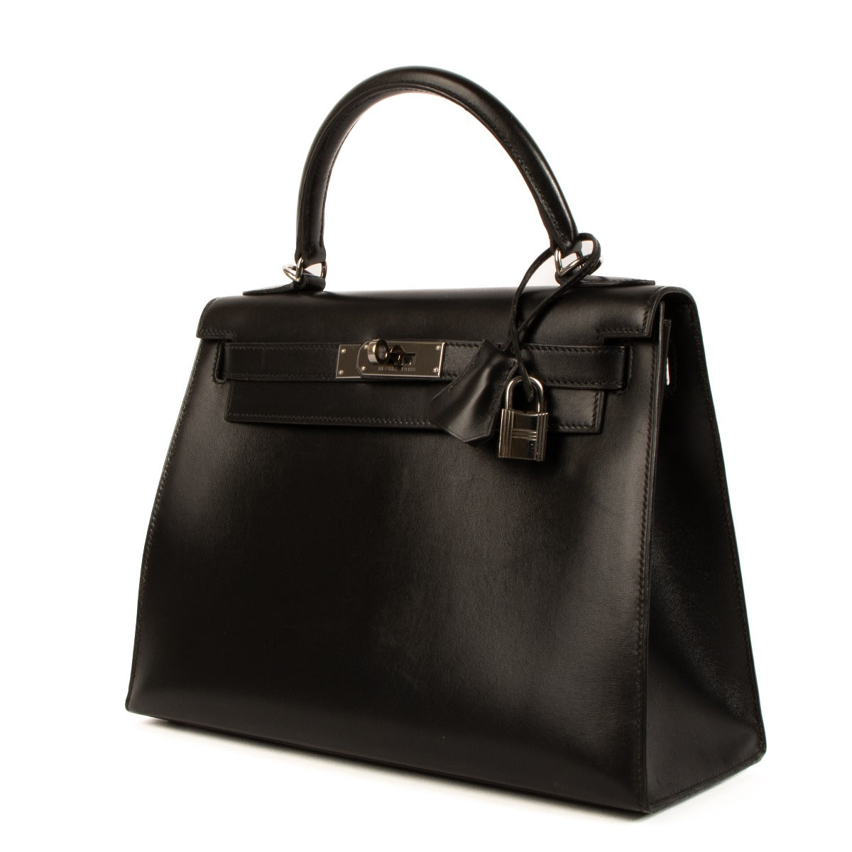 Hermès Kelly 28 Box Noir RHW