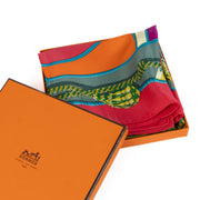 Shop 100% authentic second hand Hermès Multicolor Coach Silk Carré 90 Scarf on Labellov.com