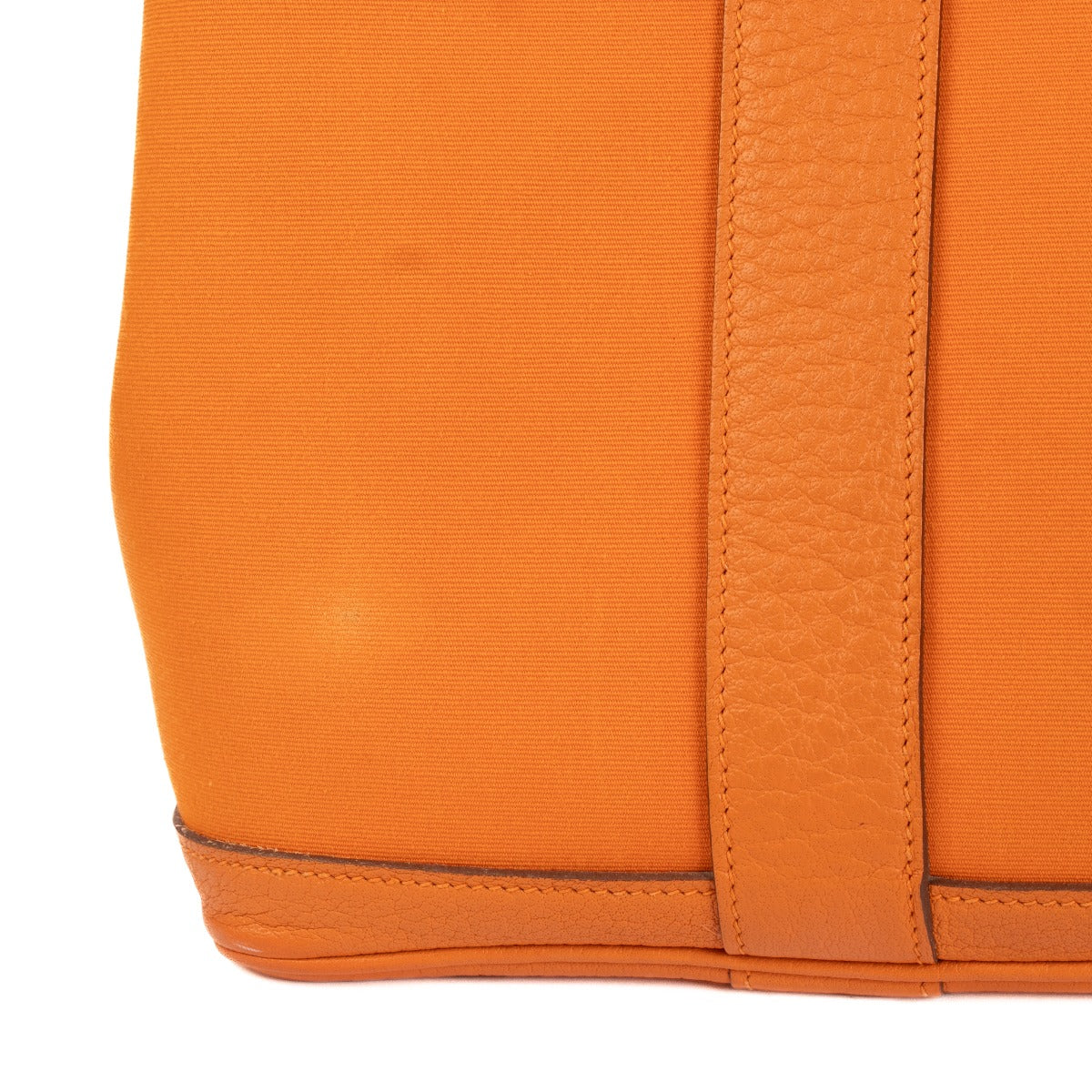 Hermès Garden Party 36 Orange Toile Officier/Buffalo PHW