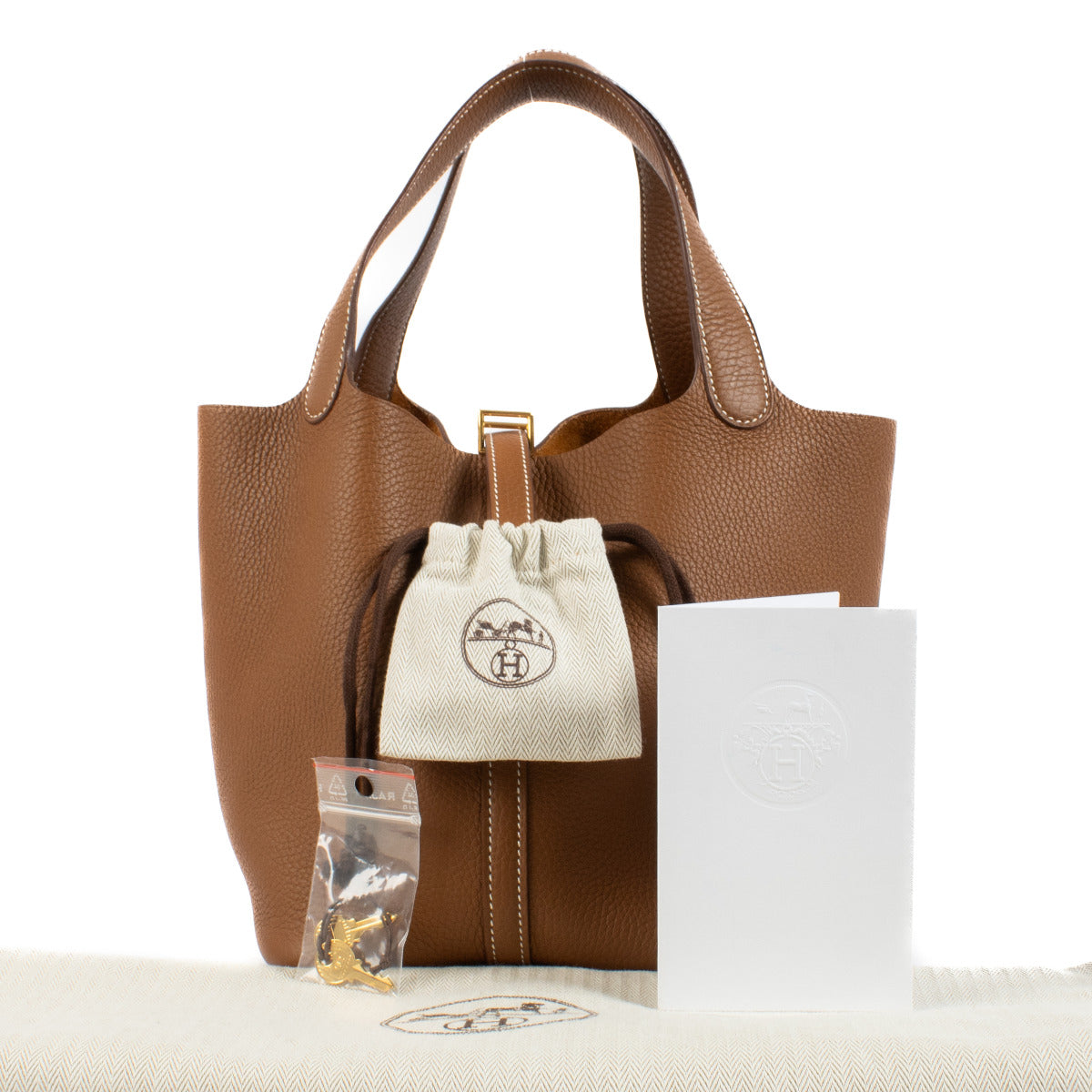 Hermès Picotin Lock 22 Gold Taurillon Clemence GHW