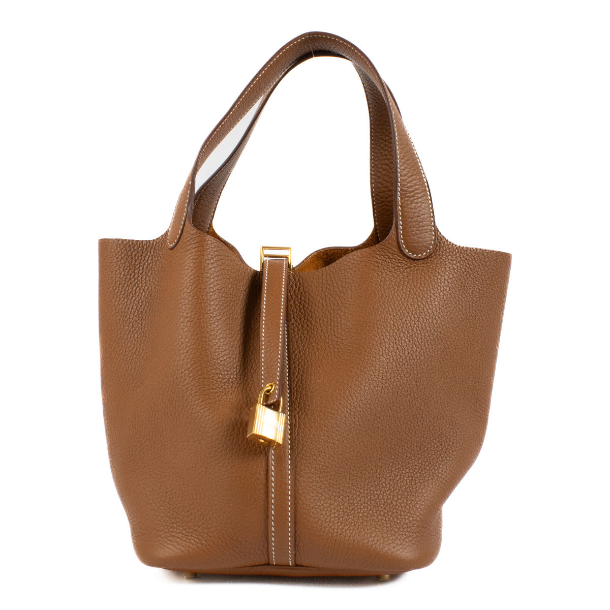 Hermès Picotin Lock 22 Gold Taurillon Clemence GHW