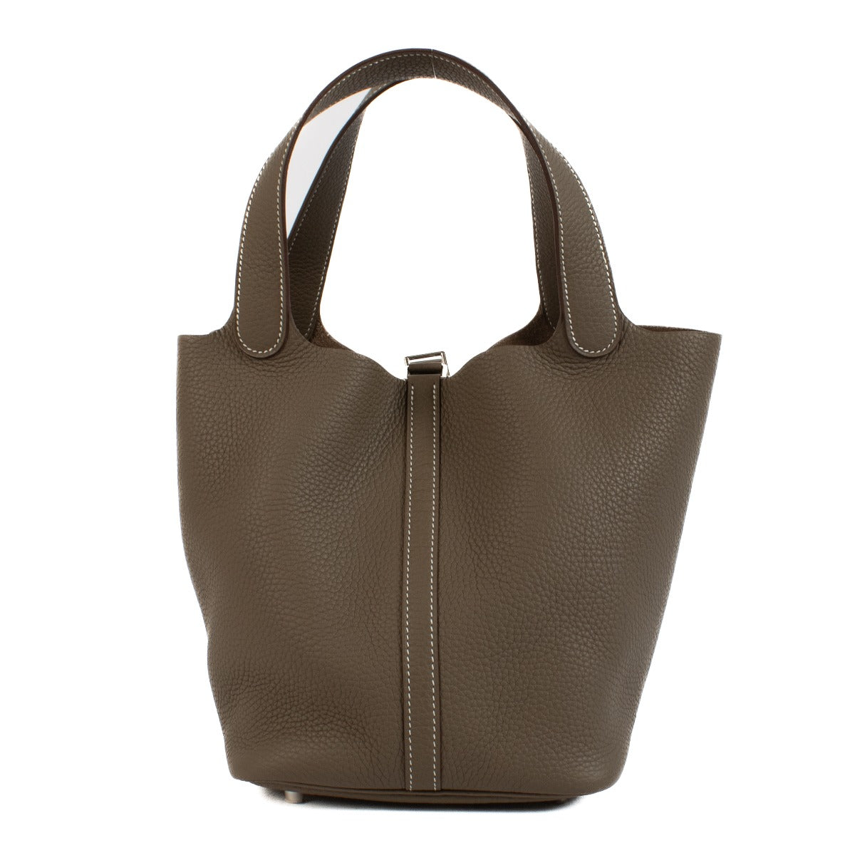 Hermès Picotin Lock 22 Etoupe Taurillon Clemence PHW