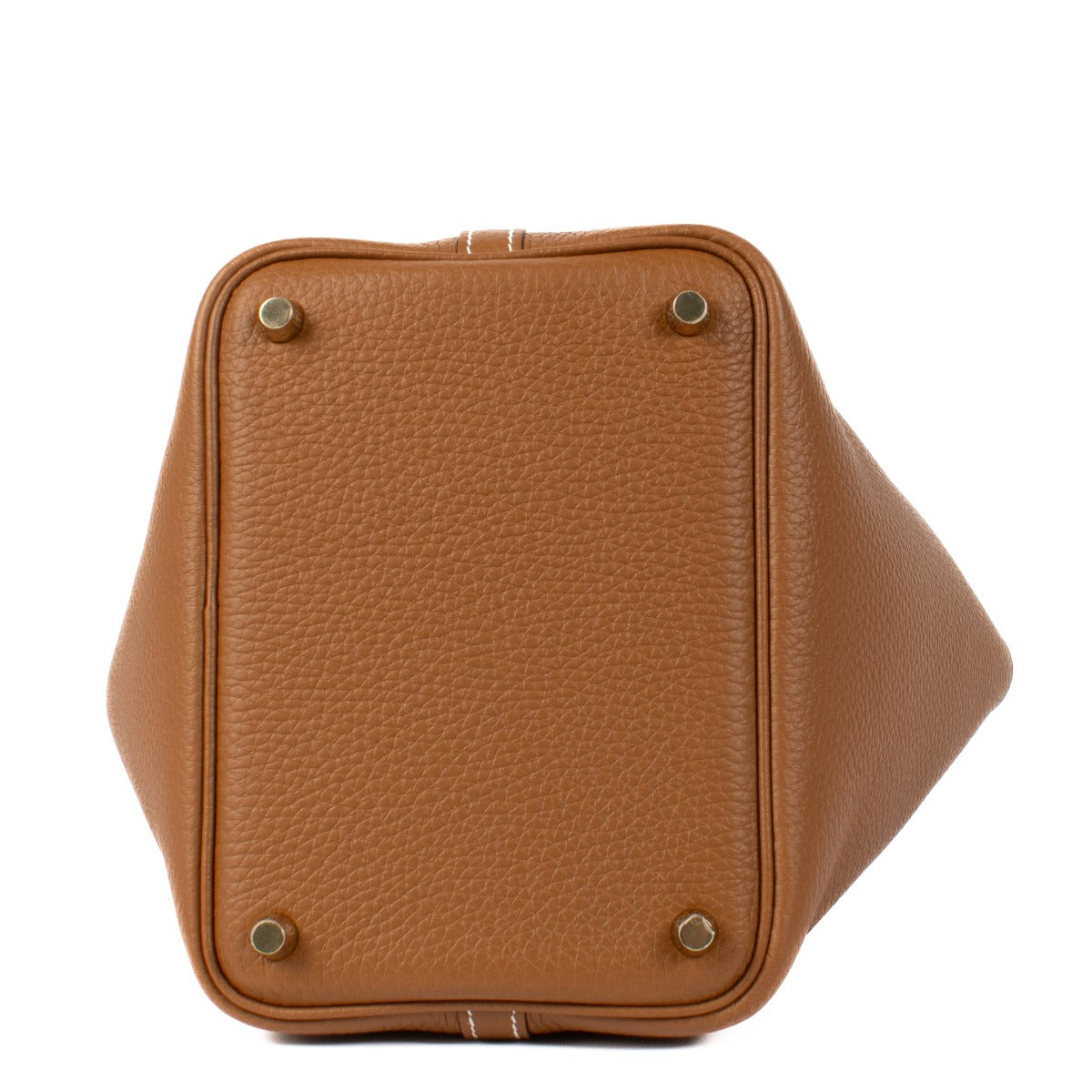 Shop 100% authentic Hermès Brown Picoton Gold GHW Top handle at Labellov.com.