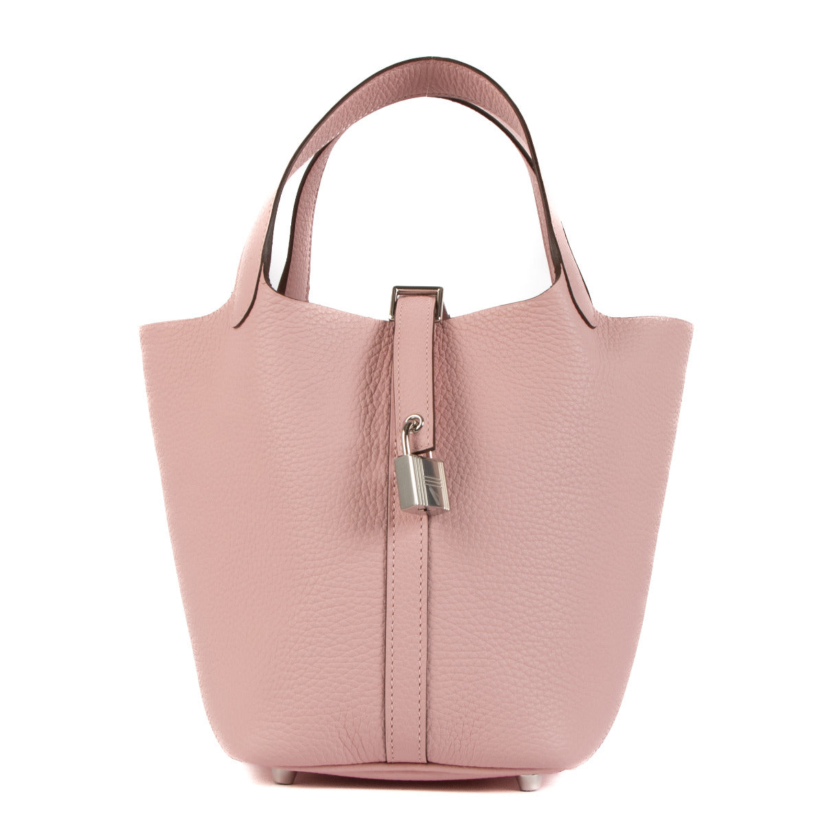 Hermès Picotin Lock 18 Rose Sakura Taurillon Clemence PHW