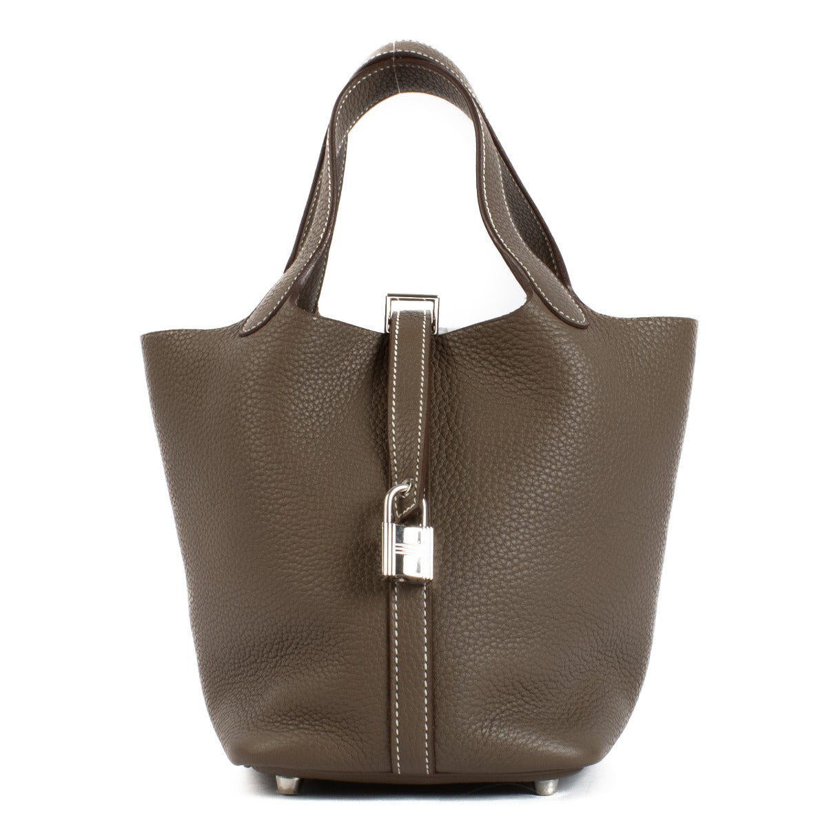 Hermès Picotin Lock 18 Etoupe Taurillon Clemence PHW