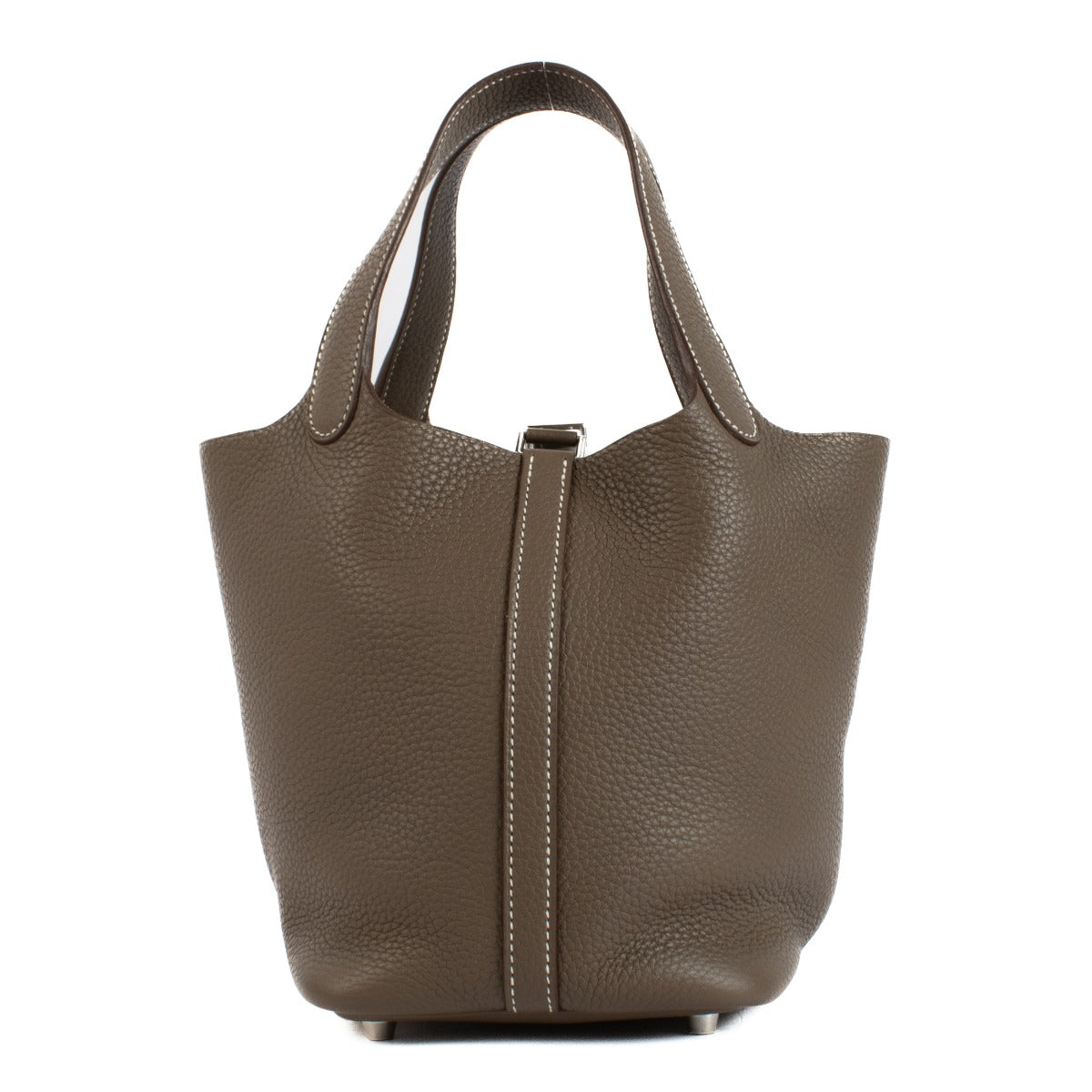 Hermès Picotin Lock 18 Etoupe Taurillon Clémence PHW