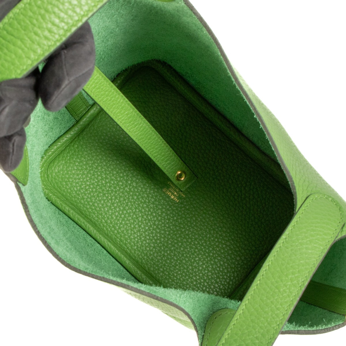 Hermès Picotin Lock 18 Vert Yucca Taurillon Clemence GHW