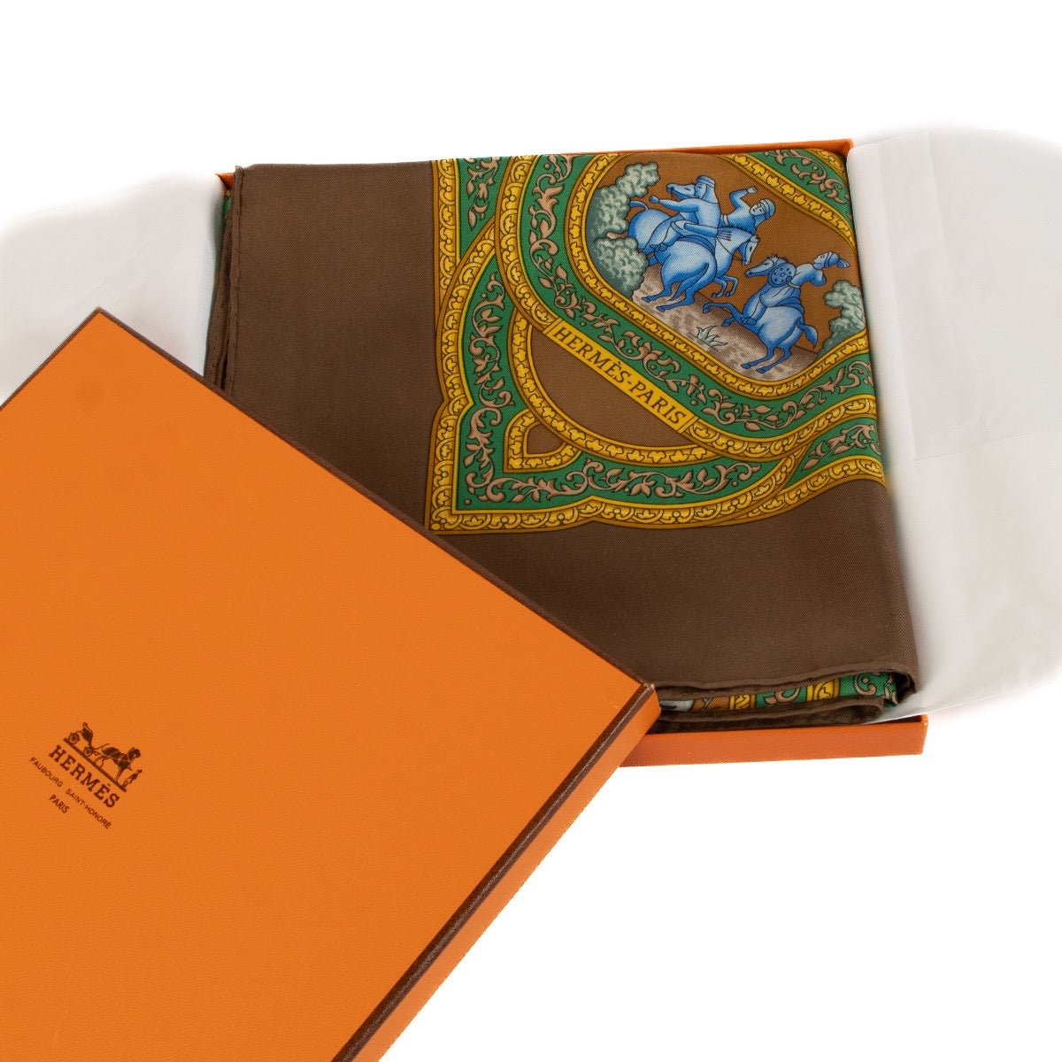shop 100% authentic second hand Hermès Qalamdan Silk Carré 90 Scarf on Labellov.com