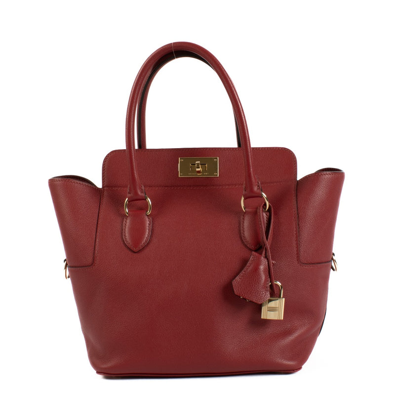 Hermès Toolbox 20 Rouge Grenat Evercolor GHW